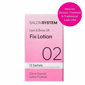 Salon System Lash & Brow Lift Fix Lotion Step 2 Sachets, Pack of 15