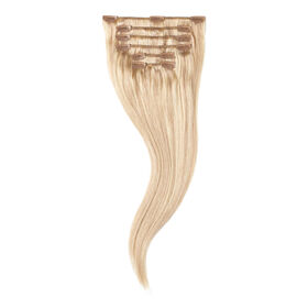 Wildest Dreams 100% Human Hair Clip-In Extensions, Half Head, 18 inch/52g - 18/22 Medium Blonde