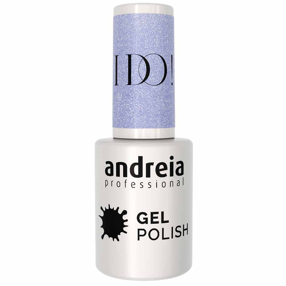 Andreia Professional I Do Collection Gel Polish - ID6 Sky Blue With Silver Sparkles 10.5ml