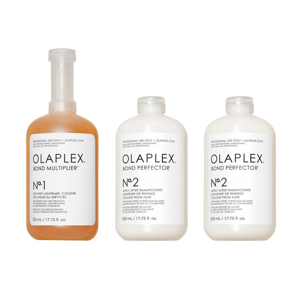 Olaplex Salon Intro Kit, No. 1 Bond Multiplier + 2x  Bond Perfector No. 2, 525ml