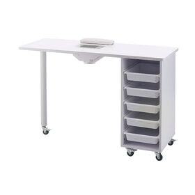 S-PRO Nail Station with Extractor Fan, White
