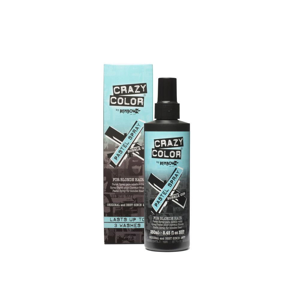 Crazy Color Pastel Spray Temporary Hair Colour - Bubblegum 250ml