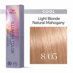 Wella Professionals Illumina Colour Tube Permanent Hair Colour - 8/05 Light Natural Mahogany Blonde 60ml