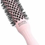 Olivia Garden Expert Blowout Speed Wavy Bristles Pastel Pink Brush 25mm