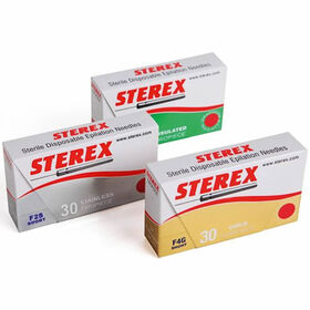 Sterex Electrolysis Insulated 2 Piece Needles F3lr Pack of 30