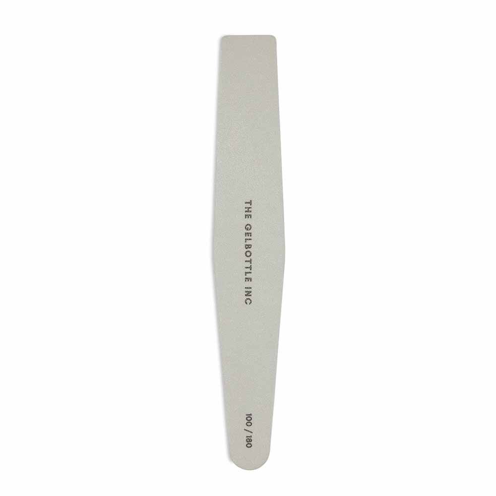 The Gel Bottle Inc. 100/180 Grey Coffin Nail Buffer - Pack of 5