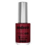 Andreia Professional Hybrid Gel Nail Polish - Fusion Color H36 Berry Red, 10.5ml