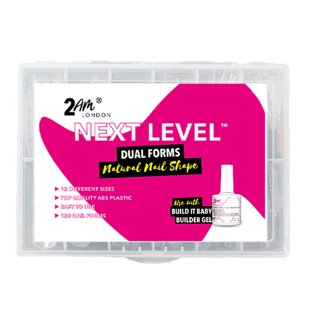 2AM London Next Level Dual Nail Forms, Pack of 120