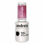 Andreia Professional Meowgic Cat Eye Effect Gel Polish MC3 - Pink Magnetic Glitter with Pink Sparkles 10.5ml