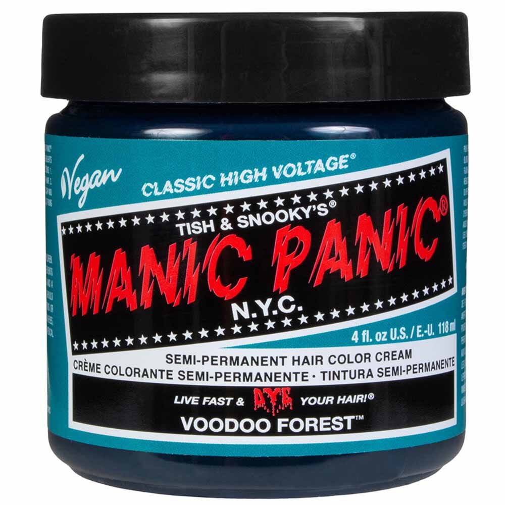 Manic Panic High Voltage Semi Permenant Hair Colour Cream - Voodoo Forest 118ml