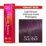Wella Professionals Color Touch Demi-Permanent Hair Colour - 55/65 Light Brown Intensive Violet Mahogany 60ml