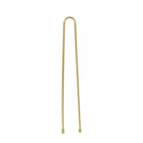 Sibel Metal Straight Bobby Pins 60mm, Blonde, Pack of 50