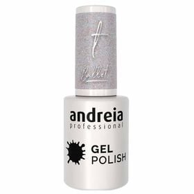 Andreia Professional Gel Polish Ba6 -Ballet Collection Transparent and Blue Glitter, 10.5ml