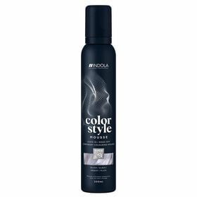 Indola Color Style Mousse Temporary Hair Colour - Silver 200ml