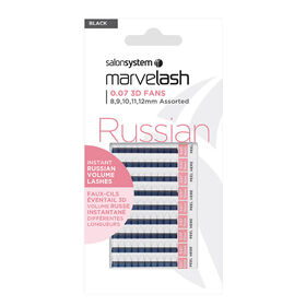 Marvelash 0.07 3D Fans Assorted Lashes