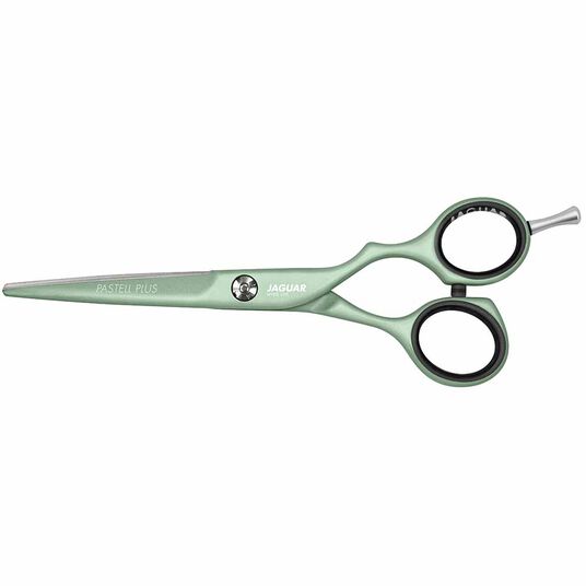 Jaguar White Line Pastell Plus Offset Scissors Matcha Green 5.5 inch