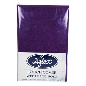 Aztex Couch Cover With Hole Purple