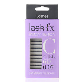 Lash FX Instant Russian Pre-Fanned Lashes 6D C Curl - 14mm