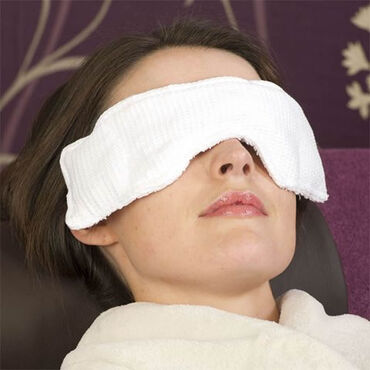 Beauty Express Waffle Eye Pillow White