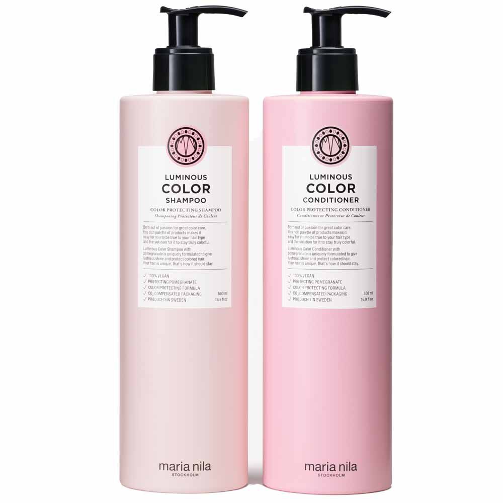 Maria Nila Luminous Color Shampoo & Conditioner Duo, 2x 500ml
