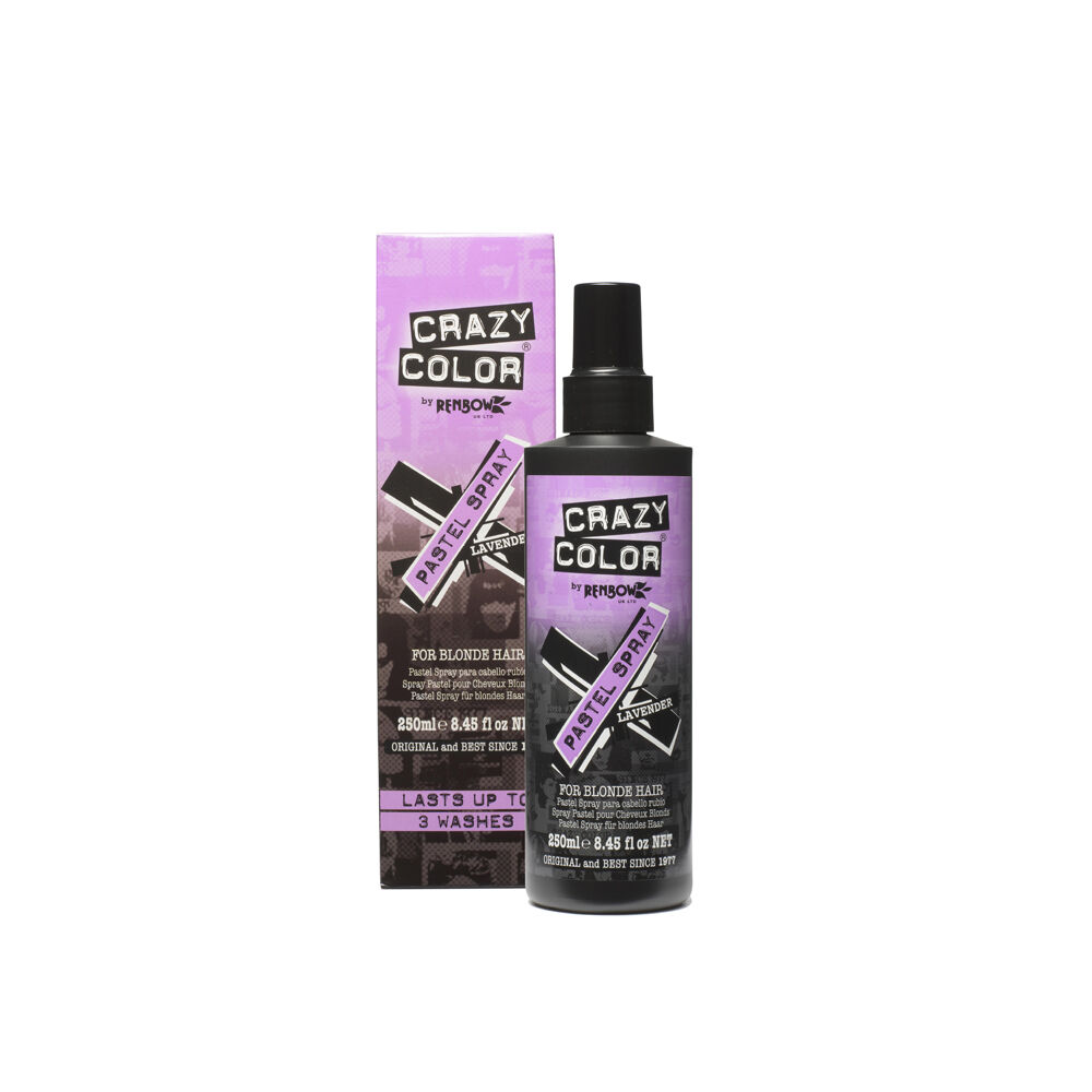 Crazy Color Pastel Spray Temporary Hair Colour -Lavender 250ml