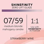Wella Professionals Shinefinity Zero Lift Glaze - 07/59 Cool Strawberry Wine 60ml