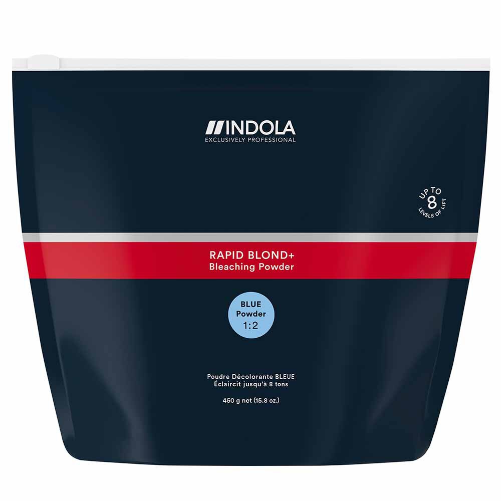 Indola Rapid Blonde Bleaching Powder, Blue 450g