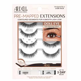 Ardell Pre-Mapped Lash Extensions Doll Eye Pack of 4