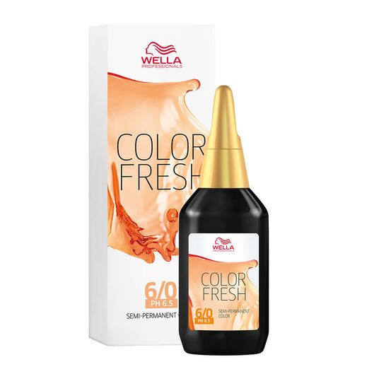 Wella Professionals Colour Fresh Semi Permanent Hair Colour - 6/0 Dark Blonde 75ml