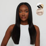 Beauty Works Celebrity Choice Slimline Tape Human Hair Extensions 18 Inch - Pure Platinum 48g