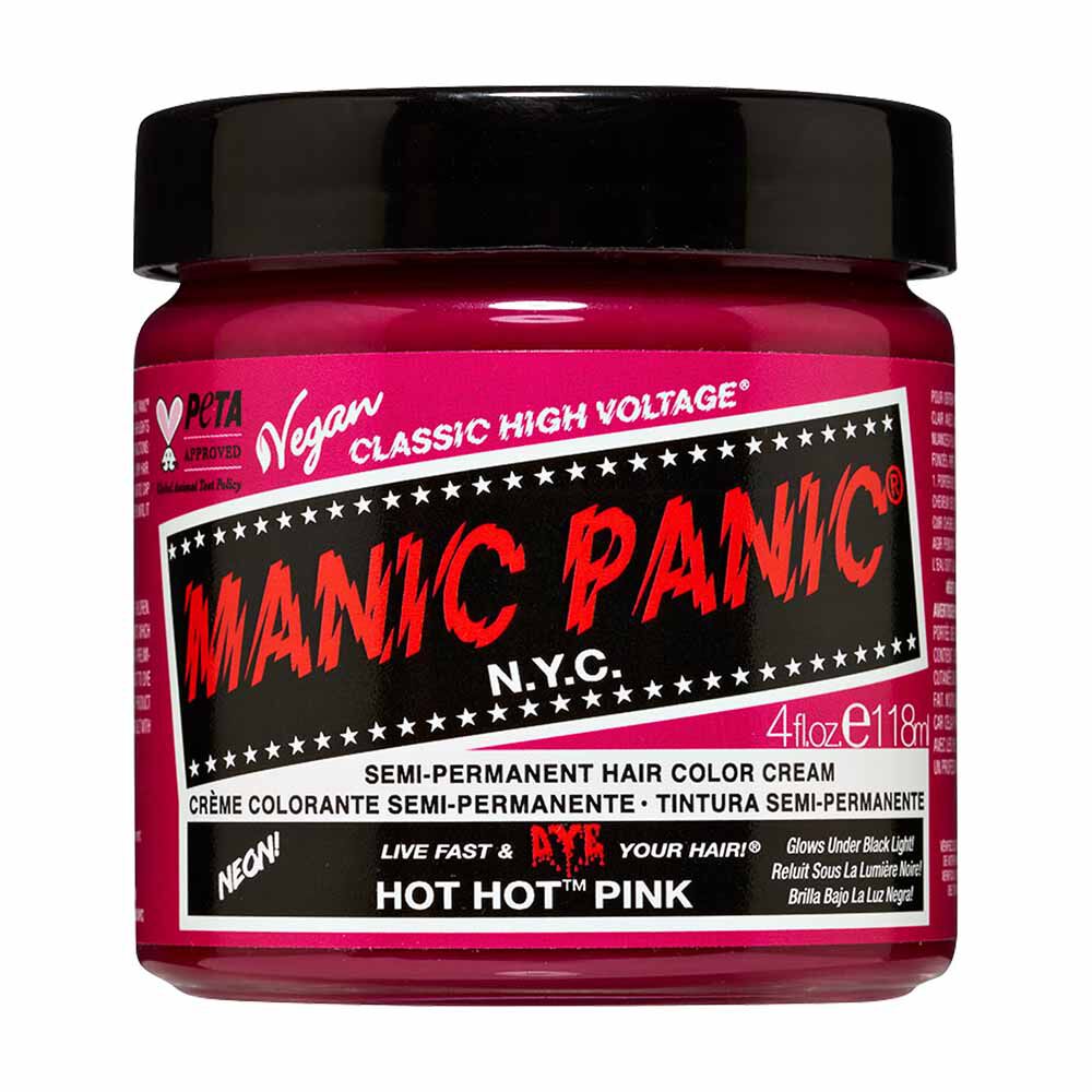 Manic Panic High Voltage Semi Permanent Hair Colour Cream - Hot Hot Pink 118ml