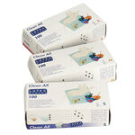 Sibel White Powder Free Latex Disposable Gloves, Medium, Pack of 100