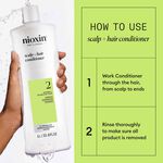 Nioxin System 2 Scalp + Hair Thickening Conditioner for Natural Hair with Progressed Thinning 1L