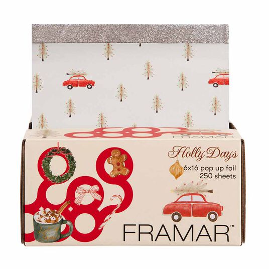 Framar Holly Days Pop Up Hair Foil Sheets, 6x16 inch, Pack of 250