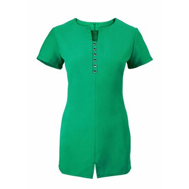 Alexandra Women's Notch Neck Tunic - Lagoon