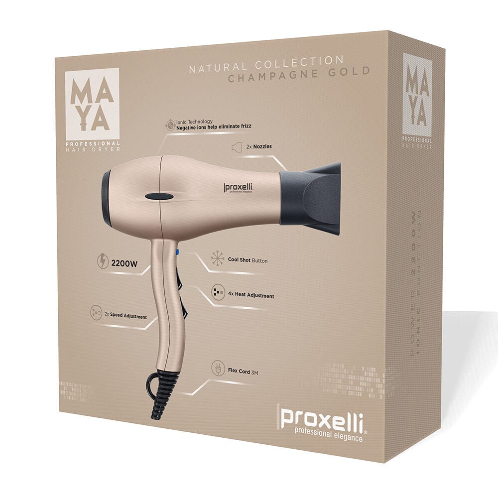 Proxelli MAYA Hairdryer Champagne