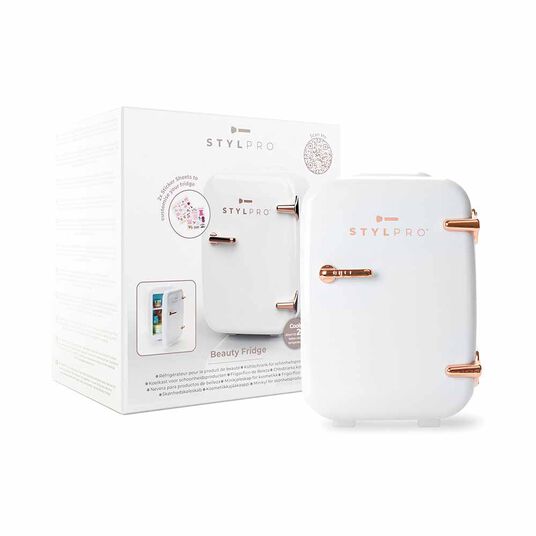 StylPro Beauty Fridge - White & Rose Gold
