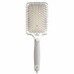 Olivia Garden Expert Rectangular Hair Brush White & Grey