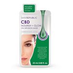 Skin Republic CBD Nourish + Glow Oil Infusion Sheet Mask 25ml