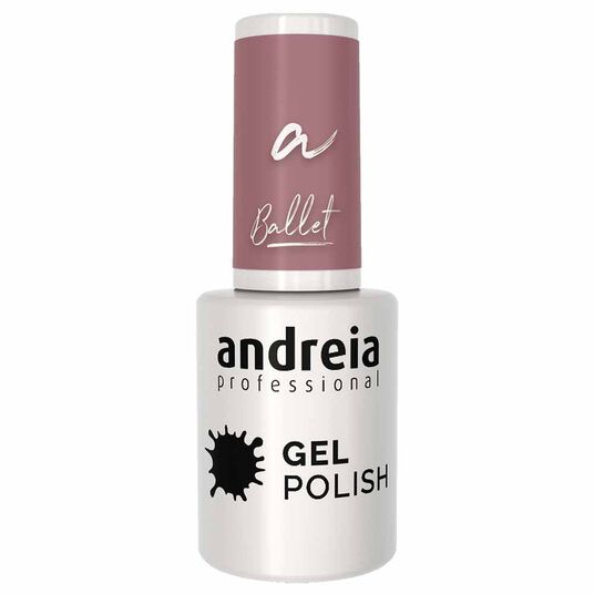 Andreia Professional Gel Polish Ba2 -Ballet Collection Pink Grey, 10.5ml