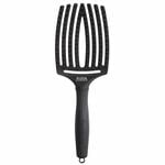 Olivia Garden Care Ionic Fingerbrush Hair Brush - Large Black