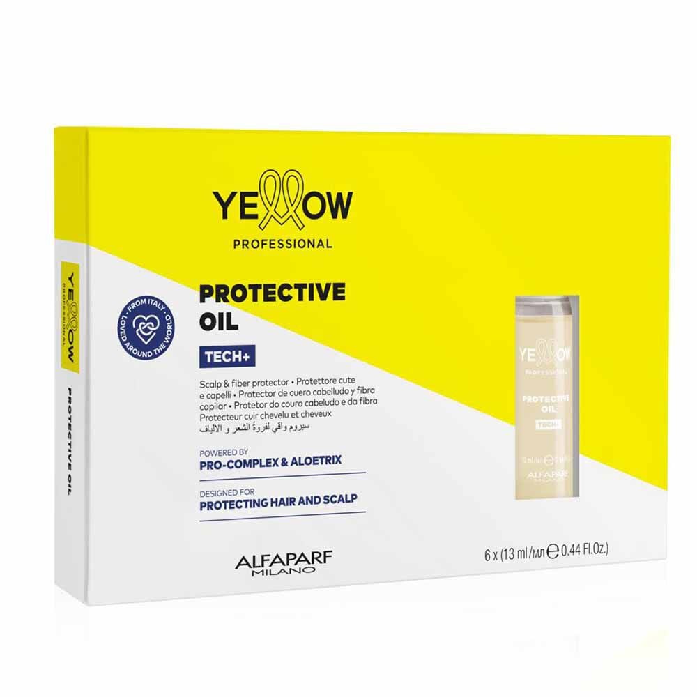 Alfaparf Milano Yellow Professional Tech+ Protective Oil Vials (6x13ml)