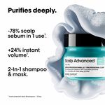 L'Oréal Professionnel Serie Expert Scalp Advanced Anti-Oiliness 2-in-1 Deep Purifier Clay Mask 250ml