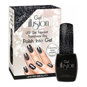 Gel Illusion Top Coat Silver 14ml