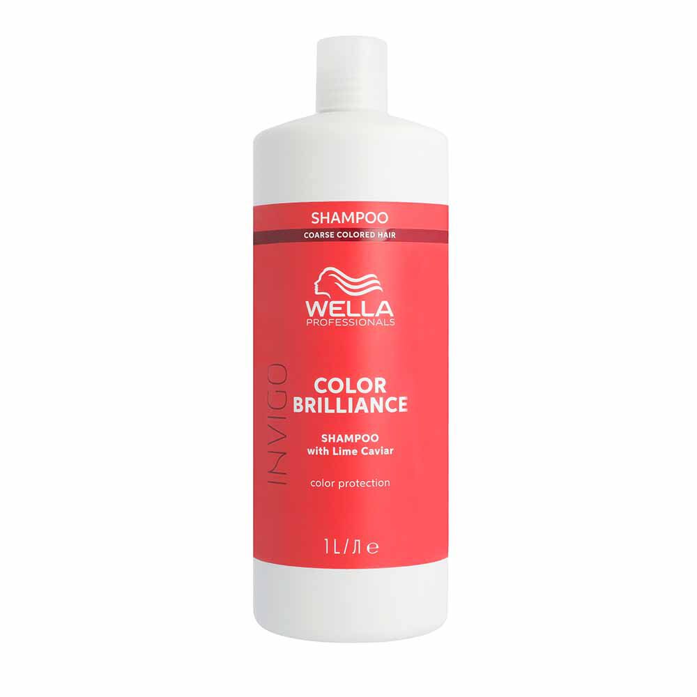 Wella Professionals Invigo Color Brilliance Shampoo Coarse 1000ml ...