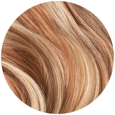 Wildest Dreams Clip In Half Head Human Hair Extension 18 Inch - 10/22 Brown Blonde