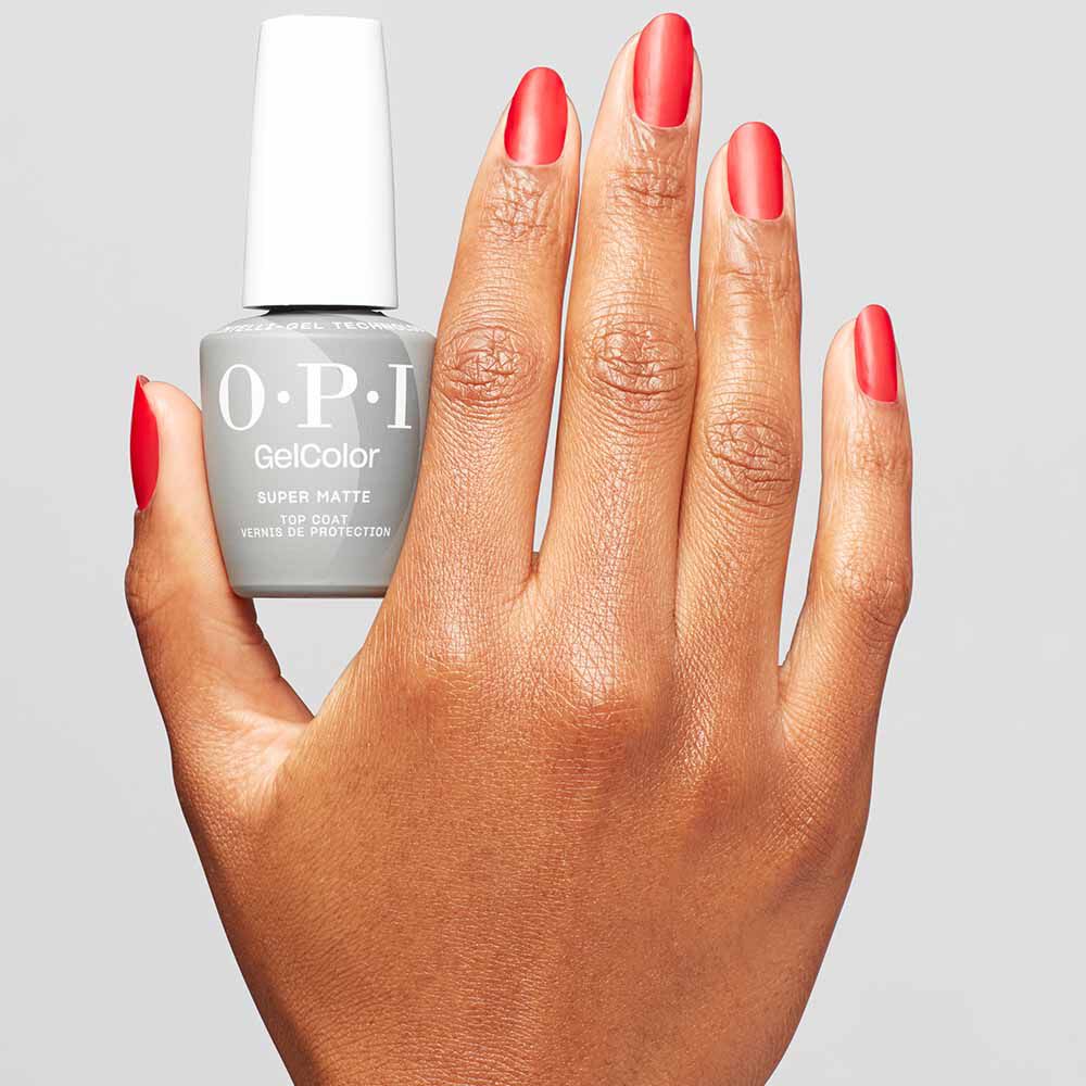 OPI Intelli-Gel Super Matte Top Coat 15ml Gel Polish Top Base