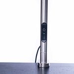 Daylight Slimline 4 Table Lamp - Brushed Steel