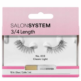 Salon System Strip Lash 033 3/4 Length 16g