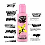 Crazy Color Semi Permanent Hair Colour Cream - Caution UV 100ml
